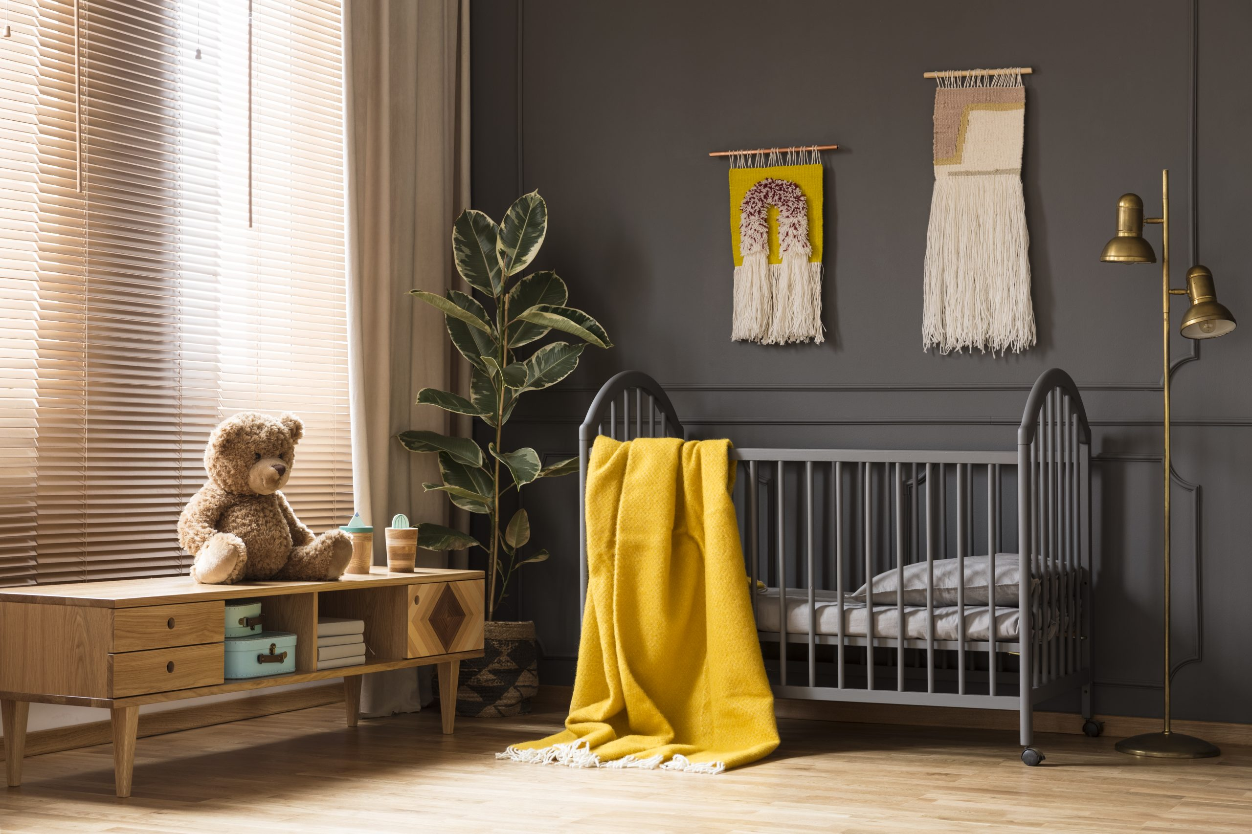 A calm, styled nursery by Chi's Nest